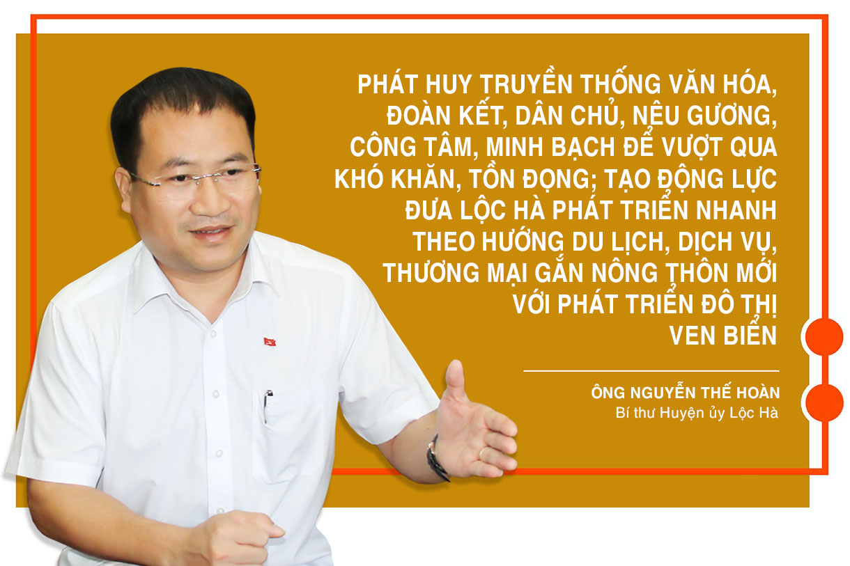 Lộc Hà vững bước trên hành trình vươn lên giàu đẹp