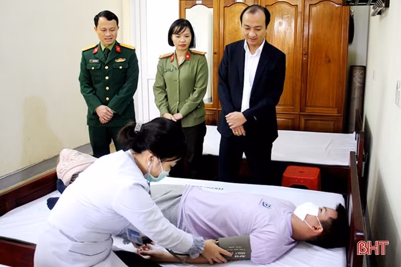 TP Hà Tĩnh hoàn thành khám tuyển nghĩa vụ quân sự, công an năm 2023