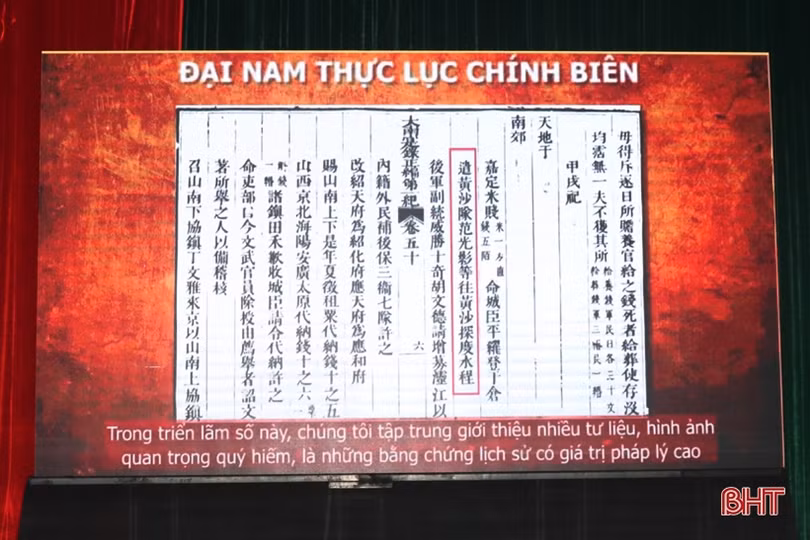 Giúp học sinh Vũ Quang hiểu rõ hơn về Hoàng Sa, Trường Sa và các tư liệu lịch sử