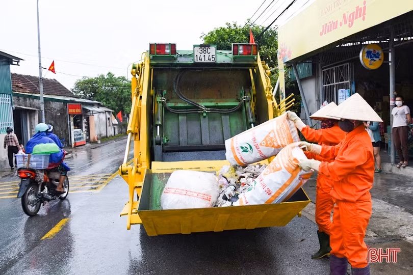 Phân loại rác thải ở huyện Kỳ Anh - Người dân hưởng ứng tích cực!