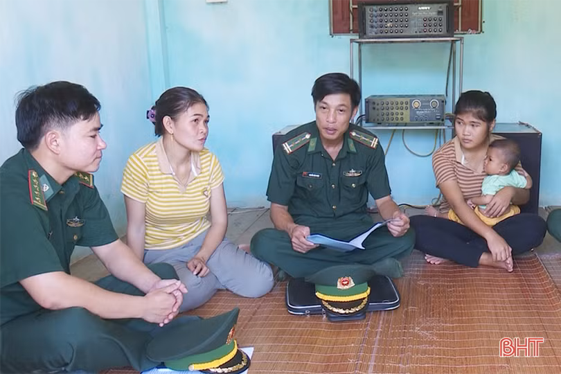 Lính quân hàm xanh Hà Tĩnh tích cực đưa Luật Biên phòng vào cuộc sống