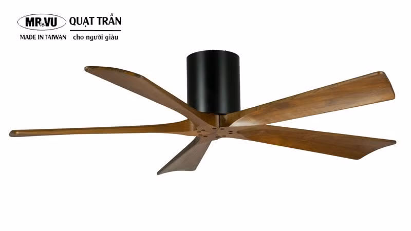 Quạt trần cánh gỗ - thiết kế quạt trần dẫn đầu xu hướng