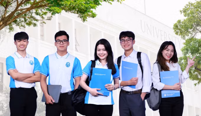 Sinh viên trường Đại học Mở Hà Nội. Ảnh: HOU