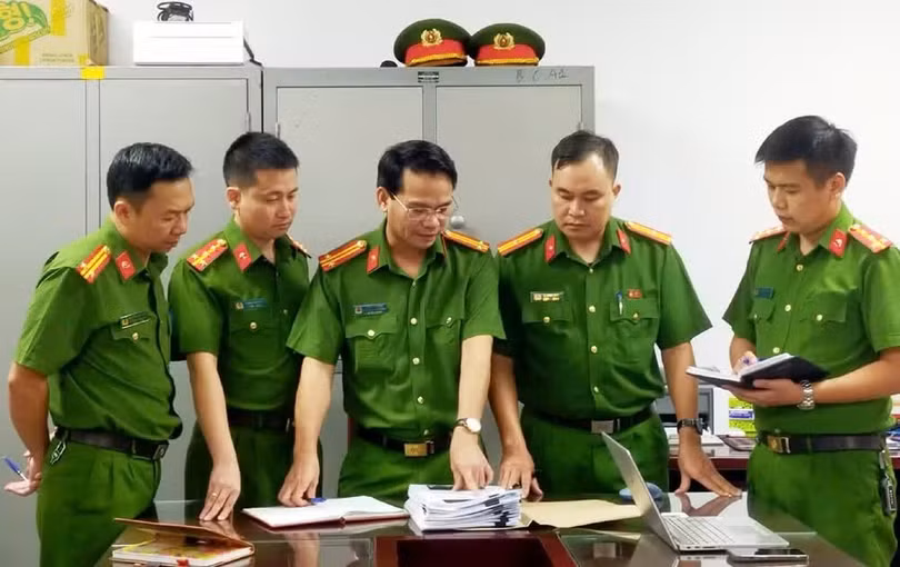 Văn phòng Cơ quan CSĐT Công an tỉnh Thanh Hóa triển khai phương án triệt phá chuyên án.