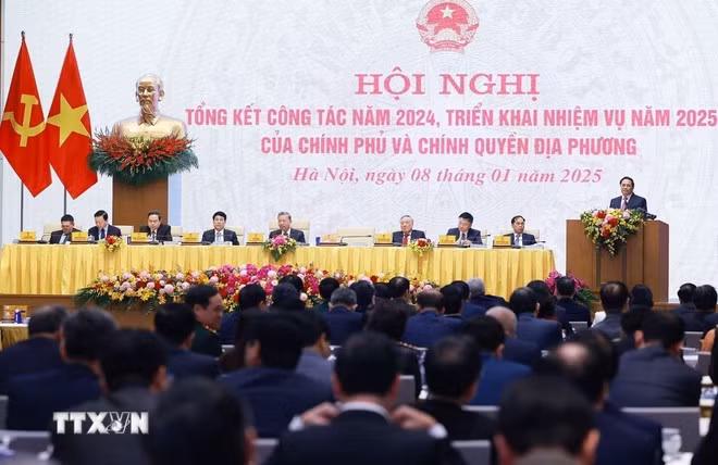 Thủ tướng Phạm Minh Chính phát biểu. (Ảnh: Dương Giang/TTXVN)