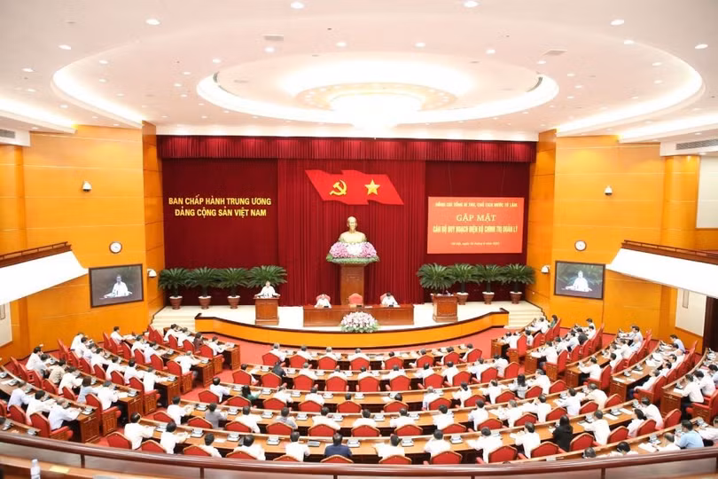 Hình ảnh tại hội nghị. Ảnh: Hiền Hòa