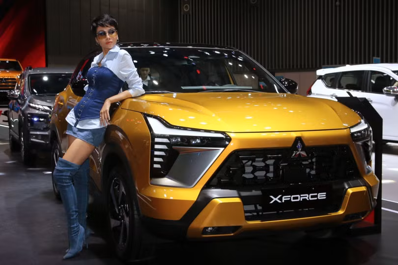 Mitsubishi Xforce bản Exceed là lựa chọn cho khách hàng trẻ, với thiết kế mạnh mẽ. Ảnh: Phúc Hậu.