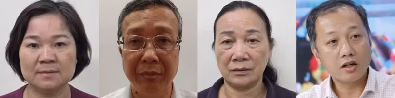 Các đối tượng từ trái qua phải: Nguyễn Thị Hà; Hoàng Trung; Bế Thị Thu Hiền; Nguyễn Quang Hiếu.