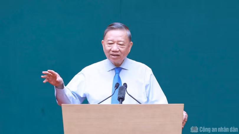 Tổng Bí thư, Chủ tịch nước Tô Lâm phát biểu tại buổi gặp mặt.