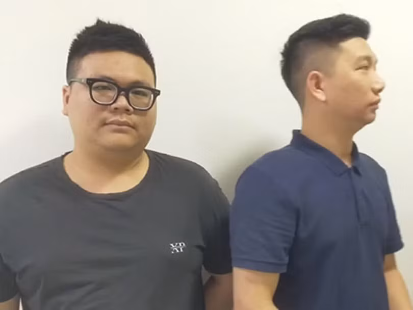 Các đối tượng Nguyễn Văn Hậu, Nguyễn Văn Bảo bị bắt giữ để điều tra, làm rõ.