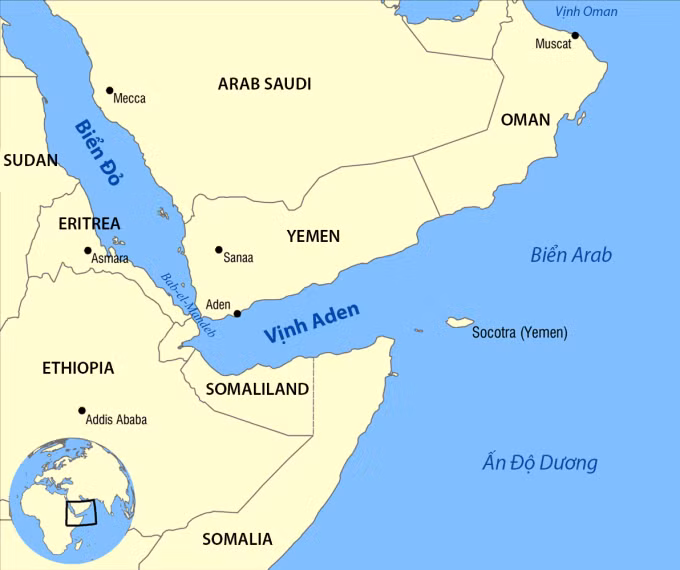 Vị trí Ethiopia. Đồ họa: Wikimedia