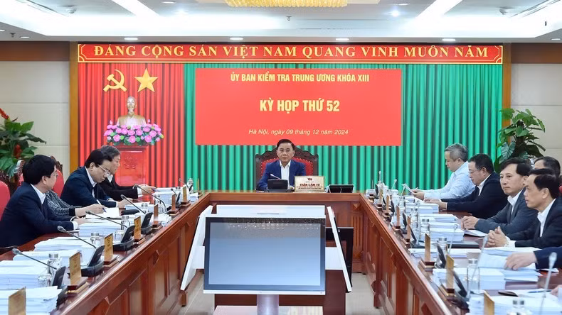 Tại Kỳ họp thứ 52 , Ủy ban Kiểm tra Trung ương xem xét và kết luận nhiều nội dung quan trọng khác. (Ảnh: THỦY NGUYÊN)