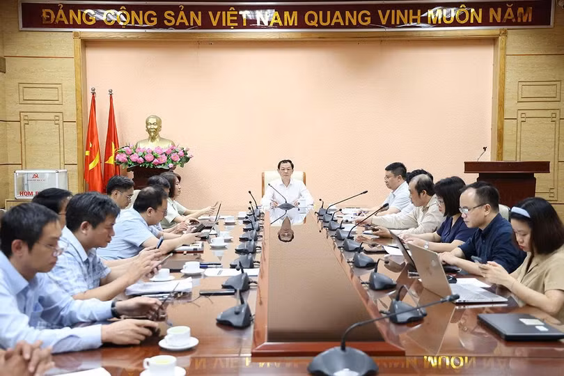 Quang cảnh cuộc họp. Ảnh: Trần Minh