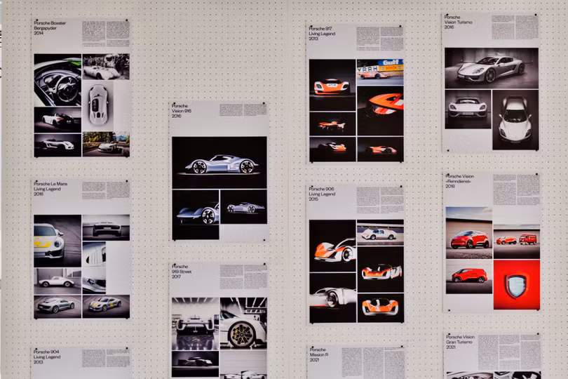Mỗi thiết kế trong bộ sưu tập Porsche Unseen đều được thương hiệu đến từ Stuttgart chia sẻ chia tiết nhằm thỏa mãn đam mê của những tín đồ Porsche.
