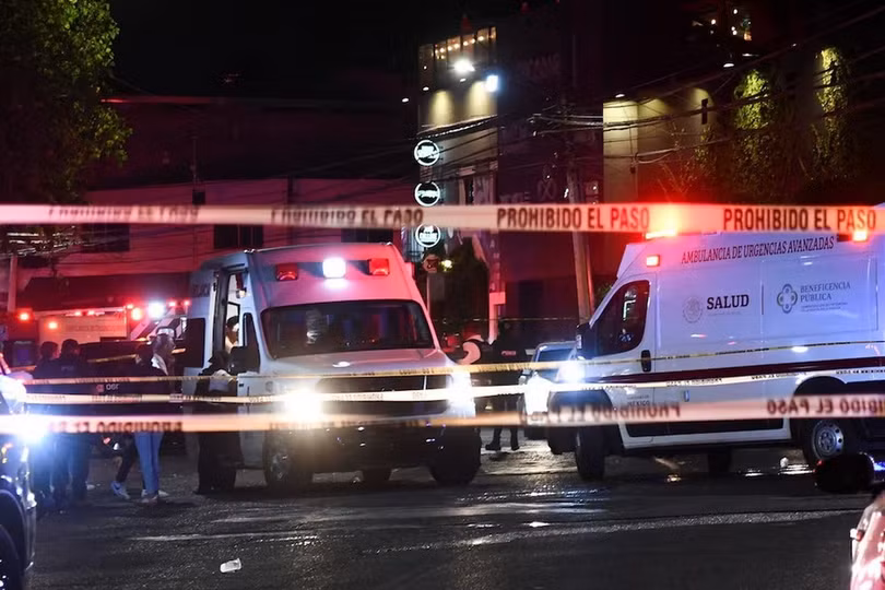 Hiện trường một vụ xả súng ở Mexico. (Ảnh: Reuters)