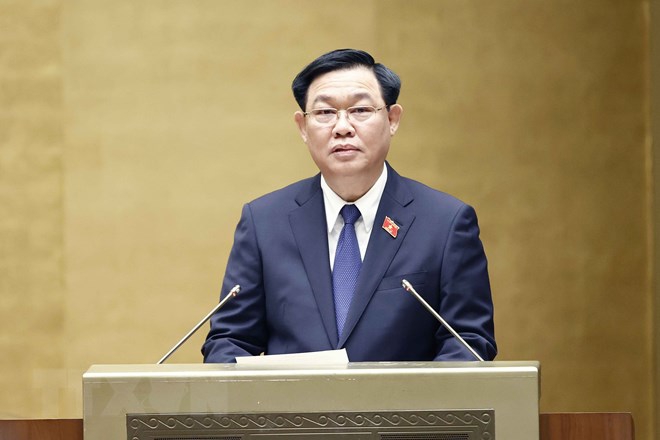 Toàn văn phát biểu khai mạc Kỳ họp thứ 3 của Chủ tịch Quốc hội Vương Đình Huệ