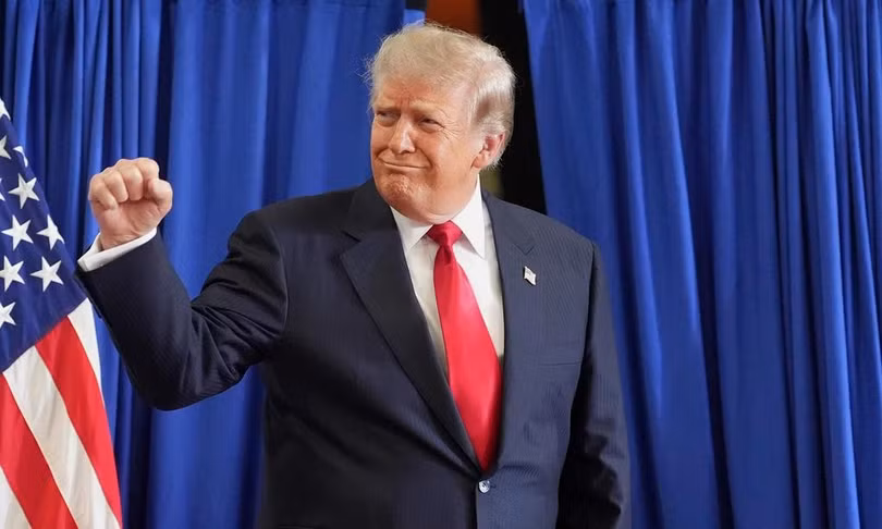 Tổng thống Trump tại bang Michigan, Mỹ hôm 27/7. Ảnh: AP