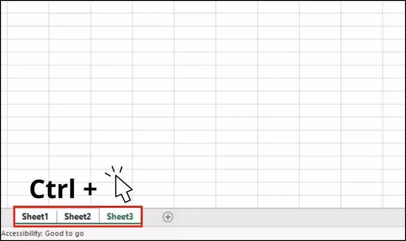 Mở đồng thời hai file Excel.