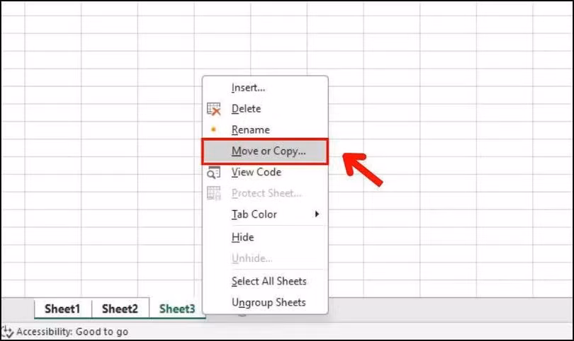 Mở cùng lúc hai file Excel.