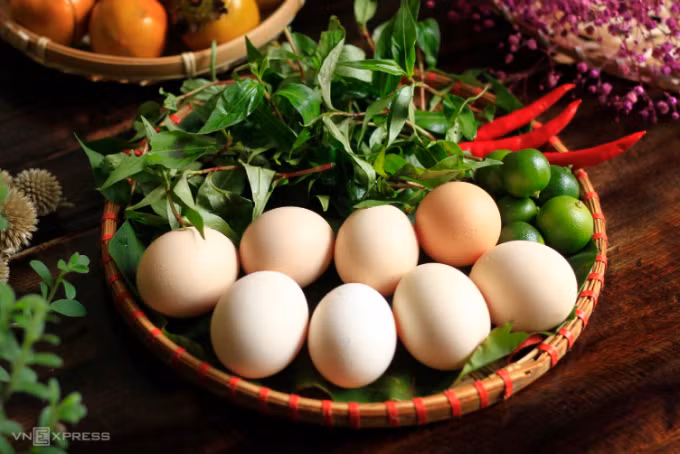 Trứng là nguồn protein chất lượng cao. Ảnh: Bùi Thủy