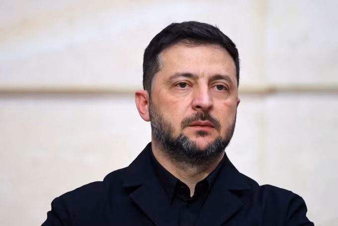 Tổng thống Ukraine Volodymyr Zelensky tại Paris, Pháp ngày 17/11. Ảnh: AFP