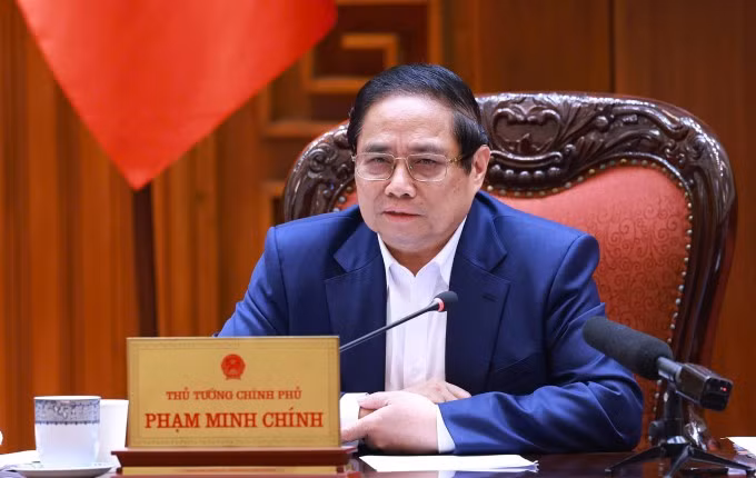Thủ tướng Phạm Minh Chính phát biểu chiều 17/5. Ảnh: Nhật Bắc