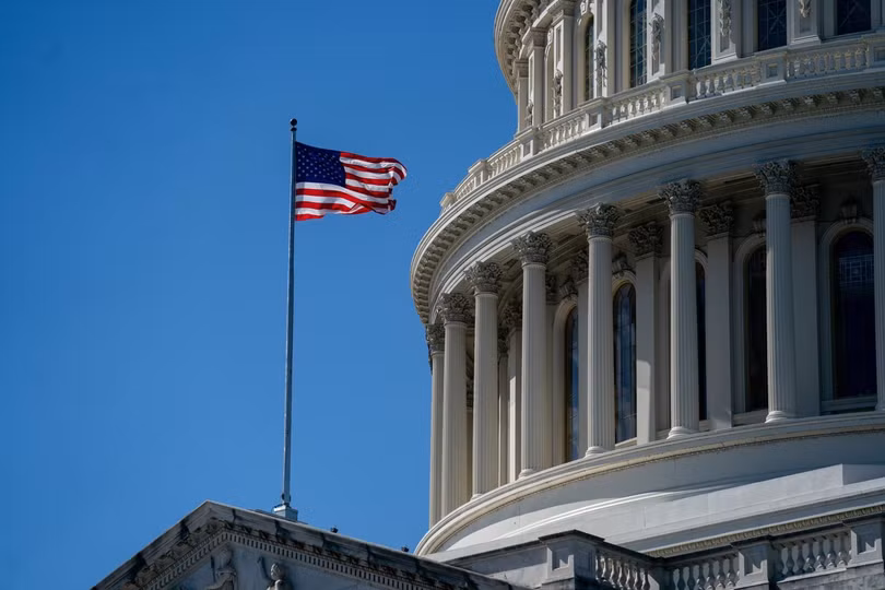 Tòa nhà Quốc hội Mỹ tại Washington, D.C. Ảnh: THX/TTXVN
