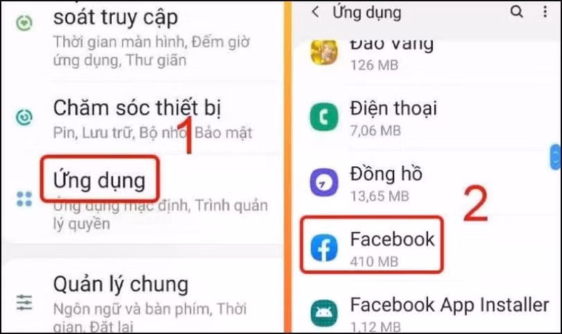 Mở “Cài đặt” trên điện thoại Android.