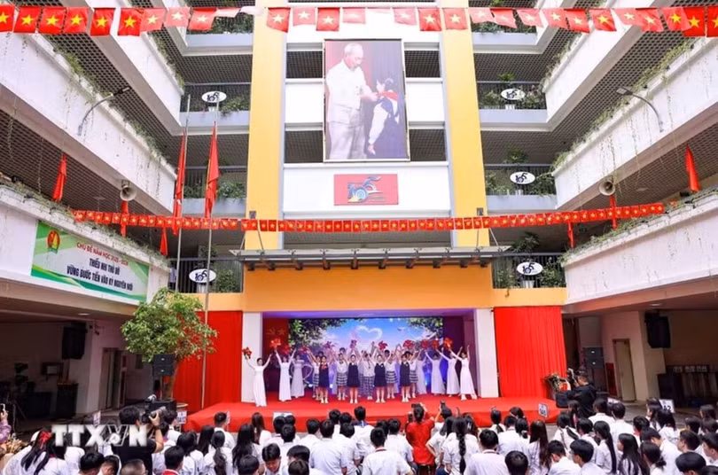 Về lễ khai giảng, Bộ GD&amp;ĐT yêu cầu không kéo dài phần lễ, không tổ chức thêm các bài phát biểu mang tính nghi thức sau chương trình chung.