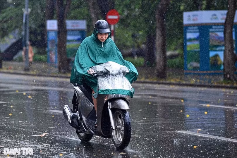 Không khí lạnh đầu mùa đang ảnh hưởng miền Bắc (Ảnh: Mạnh Quân).