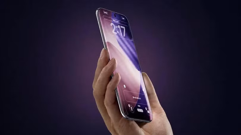 Ảnh mô phỏng thiết kế đột phá của iPhone 2027. Ảnh: MacRumors