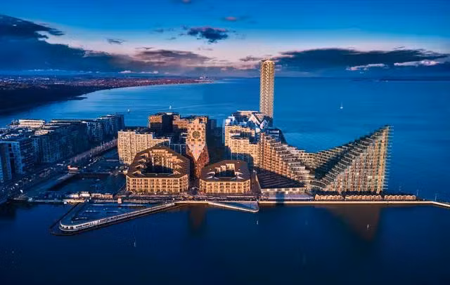Thành phố Aarhus nhìn từ trên cao. Ảnh: Getty Images
