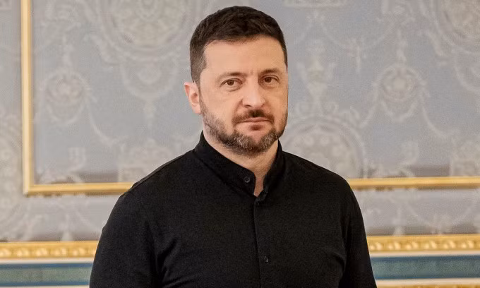 Tổng thống Ukraine Volodymyr Zelensky tại Kiev ngày 12/9. Ảnh: AFP