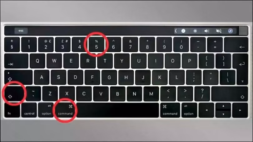 Ghi âm nhanh bằng tổ hợp phím tiện lợi.