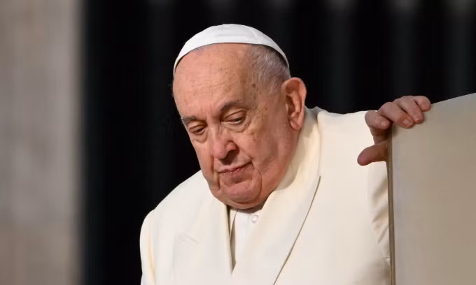 Giáo hoàng Francis tại Quảng trường Thánh Peter ở Vatican tháng 11/2024. Ảnh: AFP