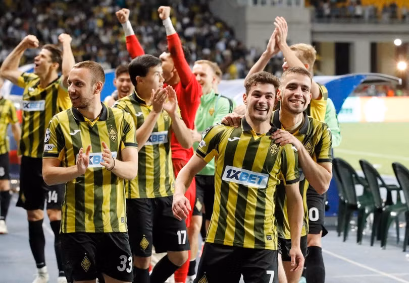 Kairat Almaty làm nên lịch sử khi tham dự vòng phân hạng Champions League.