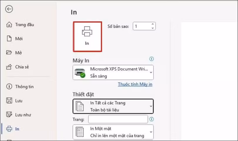 Cuối cùng hãy tiến hành in giấy xác nhận cư trú.