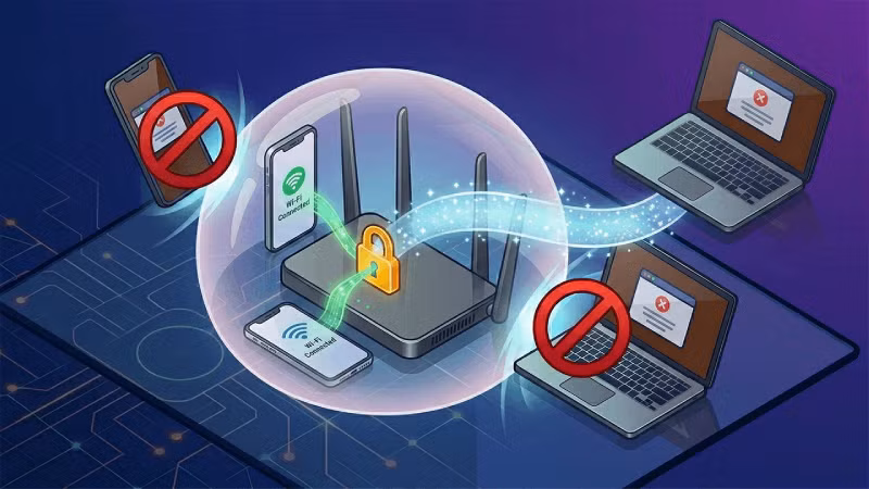 Cách phát hiện và chặn thiết bị lạ khiến WiFi bị yếu.