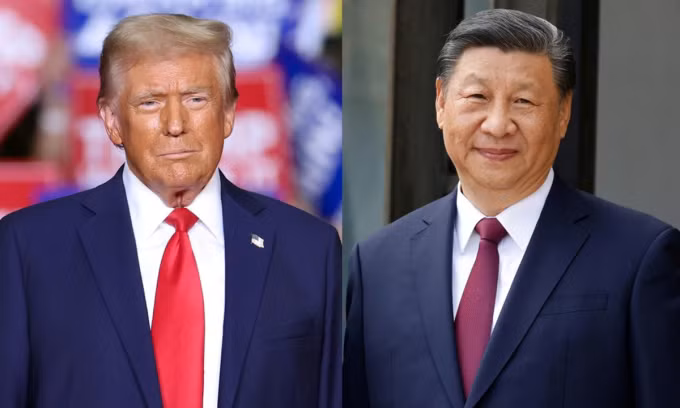 Tổng thống Donald Trump (trái) và Chủ tịch Tập Cận Bình. Ảnh: AFP