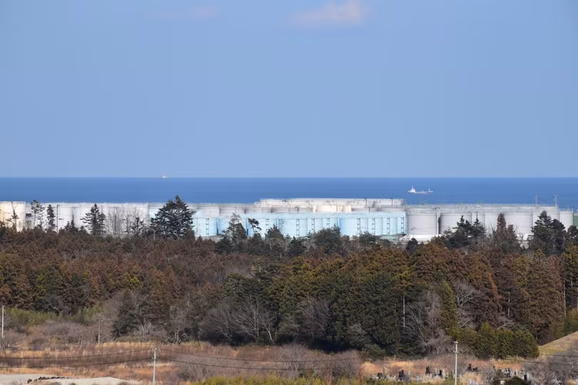 Nhà máy điện hạt nhân Fukushima số 1 vẫn đang trong quá trình được xử lý kể từ sau khi xảy ra sự cố. Ảnh: Nguyễn Tuyến – Pv TTXV tại Nhật Bản
