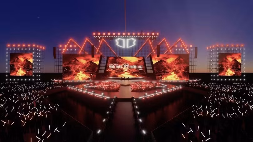 Sân khấu concert Anh trai vượt ngàn chông gai 2026 diễn ra tại TP.HCM vào ngày 17/10.