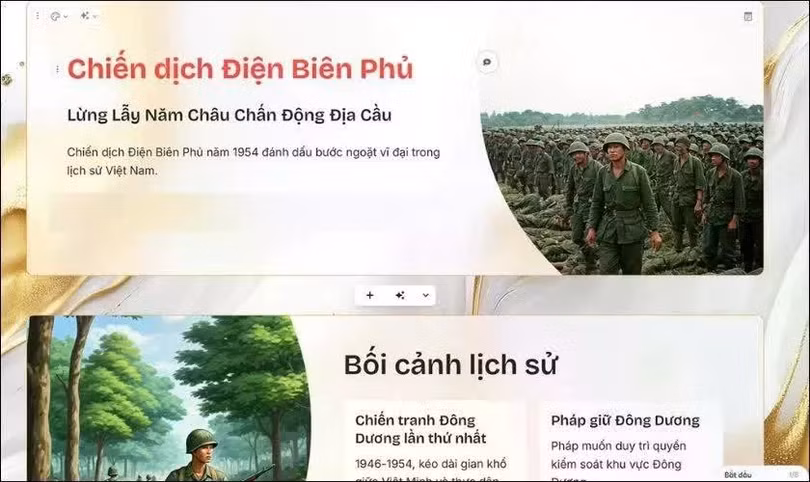 Đợi Gamma hoàn thiện slide.