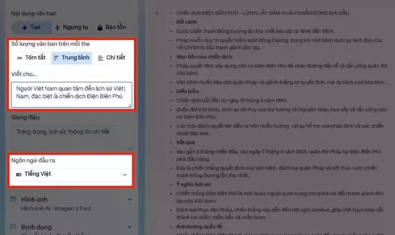 Thiết lập cấu trúc bài thuyết trình.