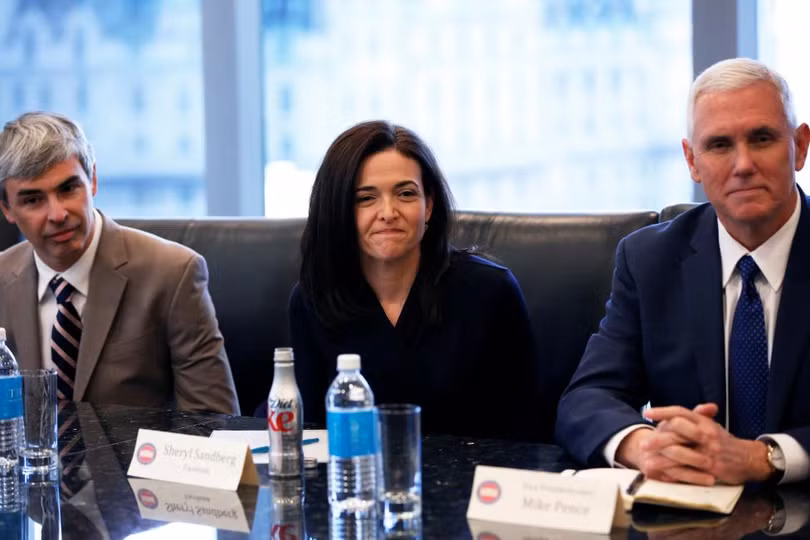 photo ong trump gap go mot loat ceo com can cua thung lung silicon