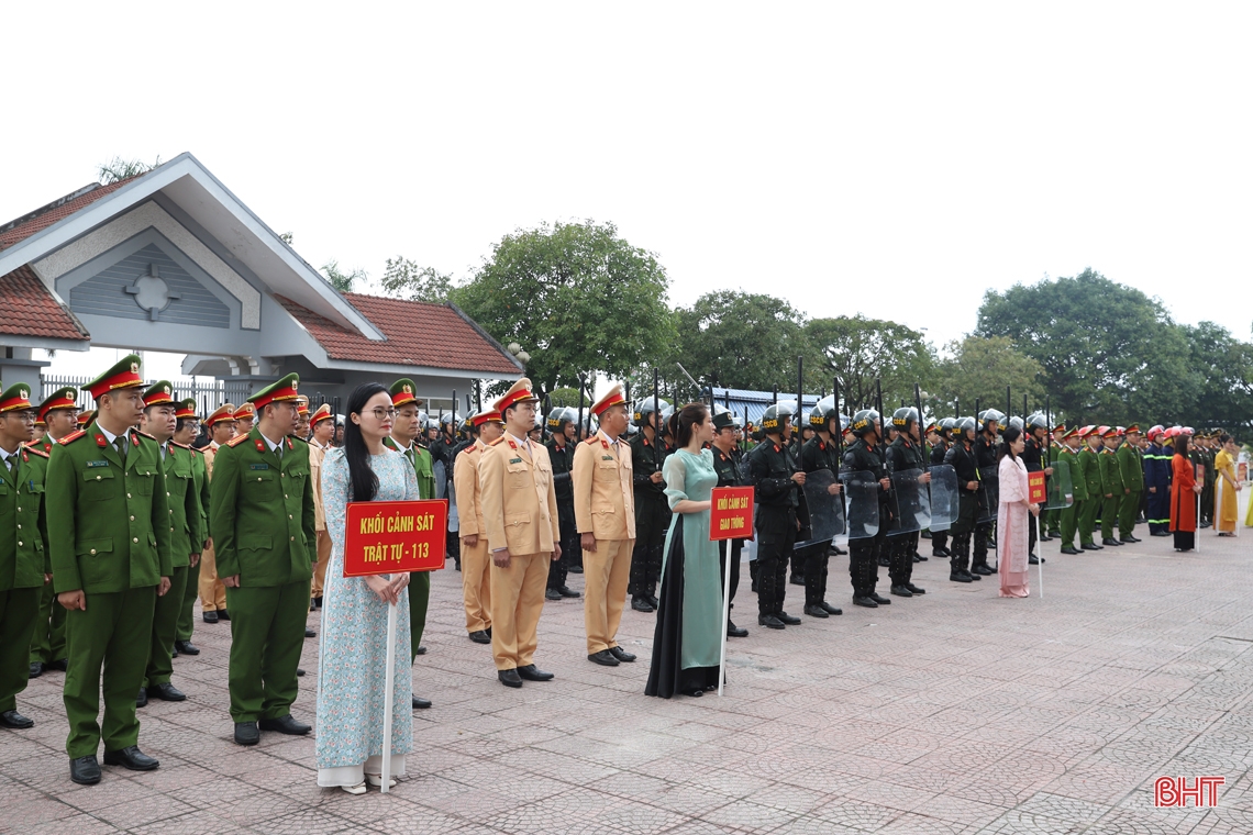 Hà Tĩnh ra quân cao điểm trấn áp tội phạm: Mỗi cấp công an trở thành một “pháo đài” đảm bảo ANTT