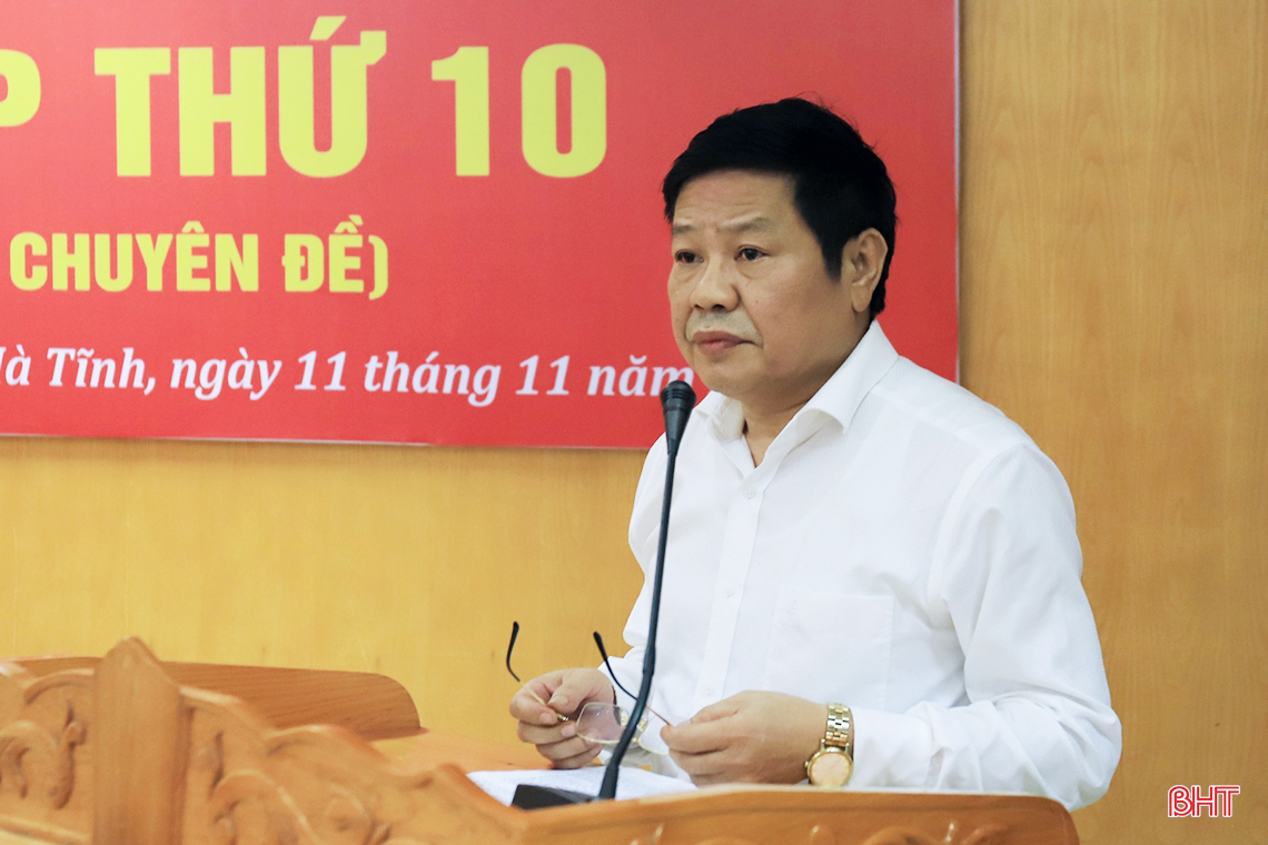 Bầu đồng chí Trần Báu Hà giữ chức Phó Chủ tịch UBND tỉnh Hà Tĩnh