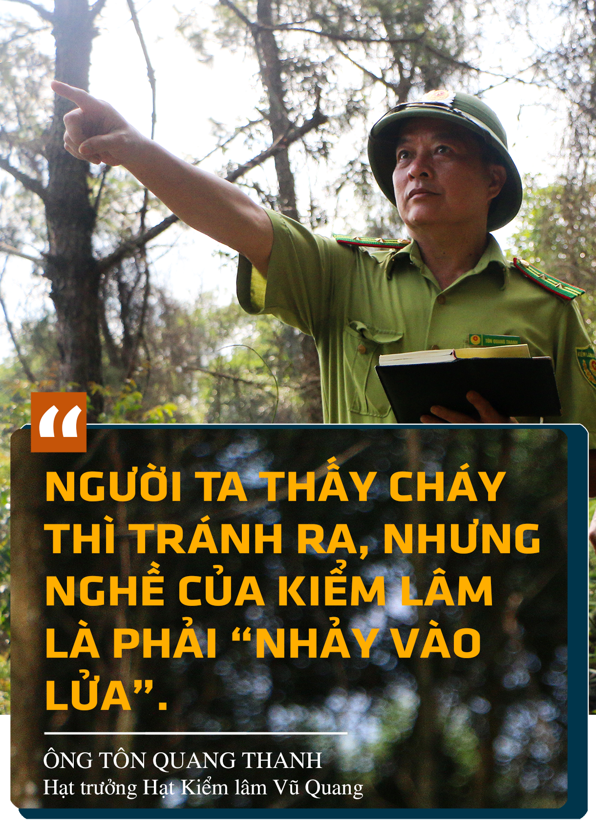Những người “canh lửa” giữ rừng Hà Tĩnh
