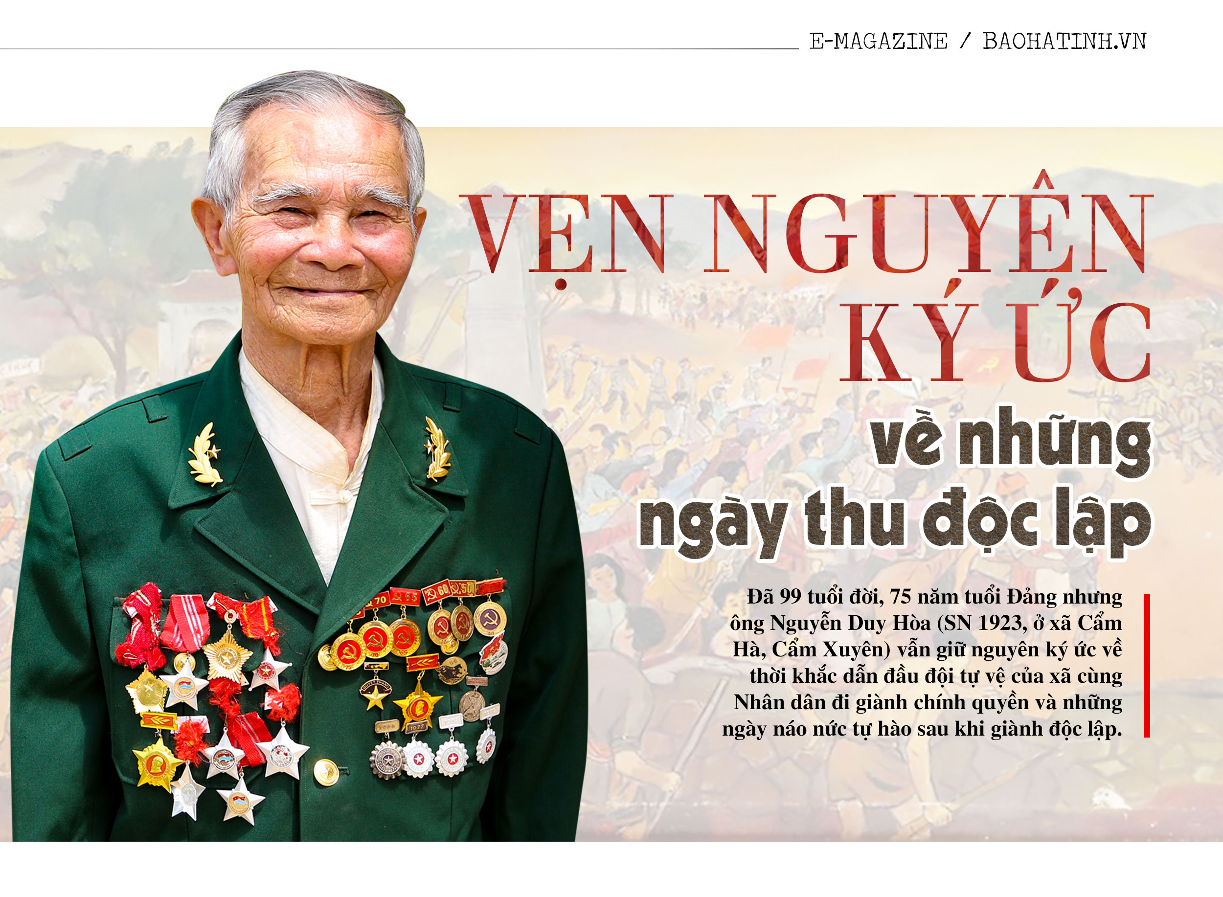Vẹn nguyên ký ức về những ngày thu độc lập ở Hà Tĩnh
