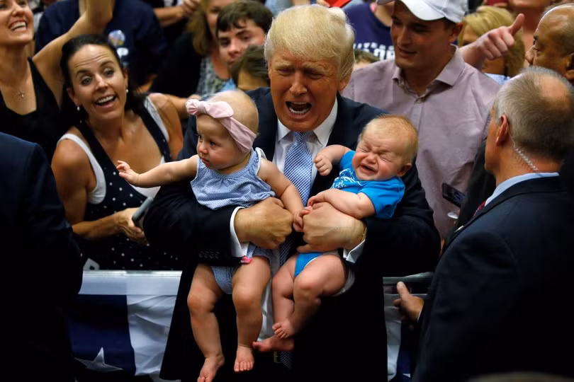 nhung hinh anh dang nho trong hanh trinh tranh cu cua donald trump