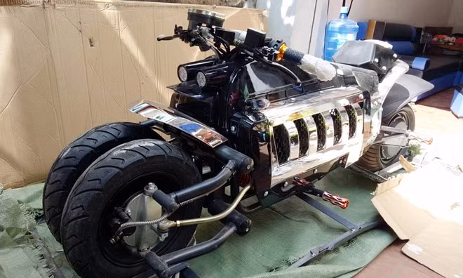 xe la co kieu dang dodge tomahawk dau tien o viet nam
